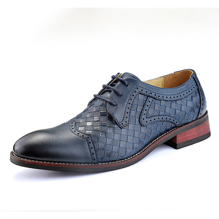 Gevlochten leren herenschoenen - Dario