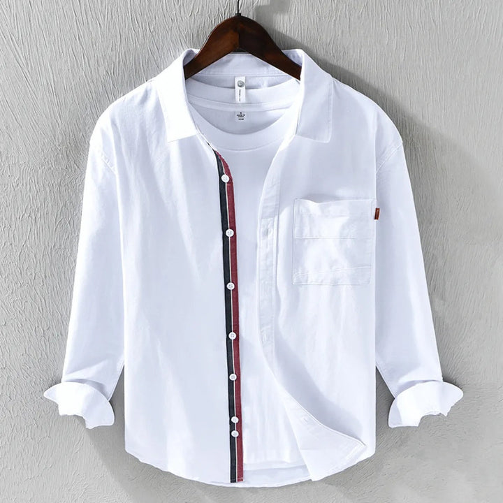 Heren casual katoenen oxford overhemd - Mateo