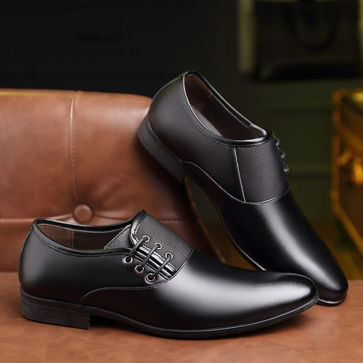 Formele herenschoenen lakleer spitse teen elegante stijl - Damián