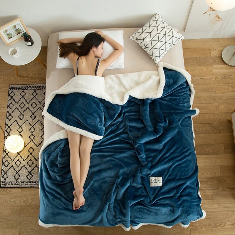 Hoogwaardige winter fleece deken