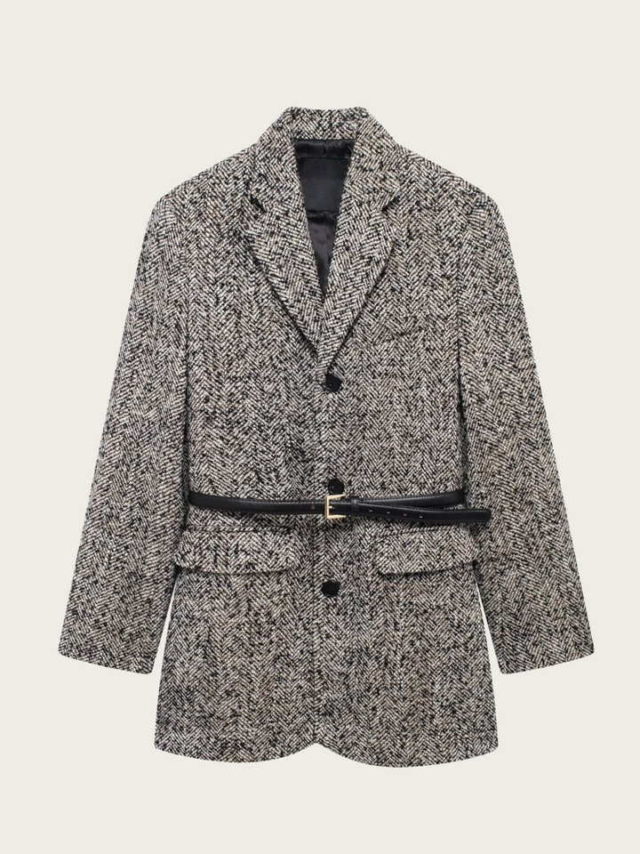 Damesblazer met visgraatmotief - Helena