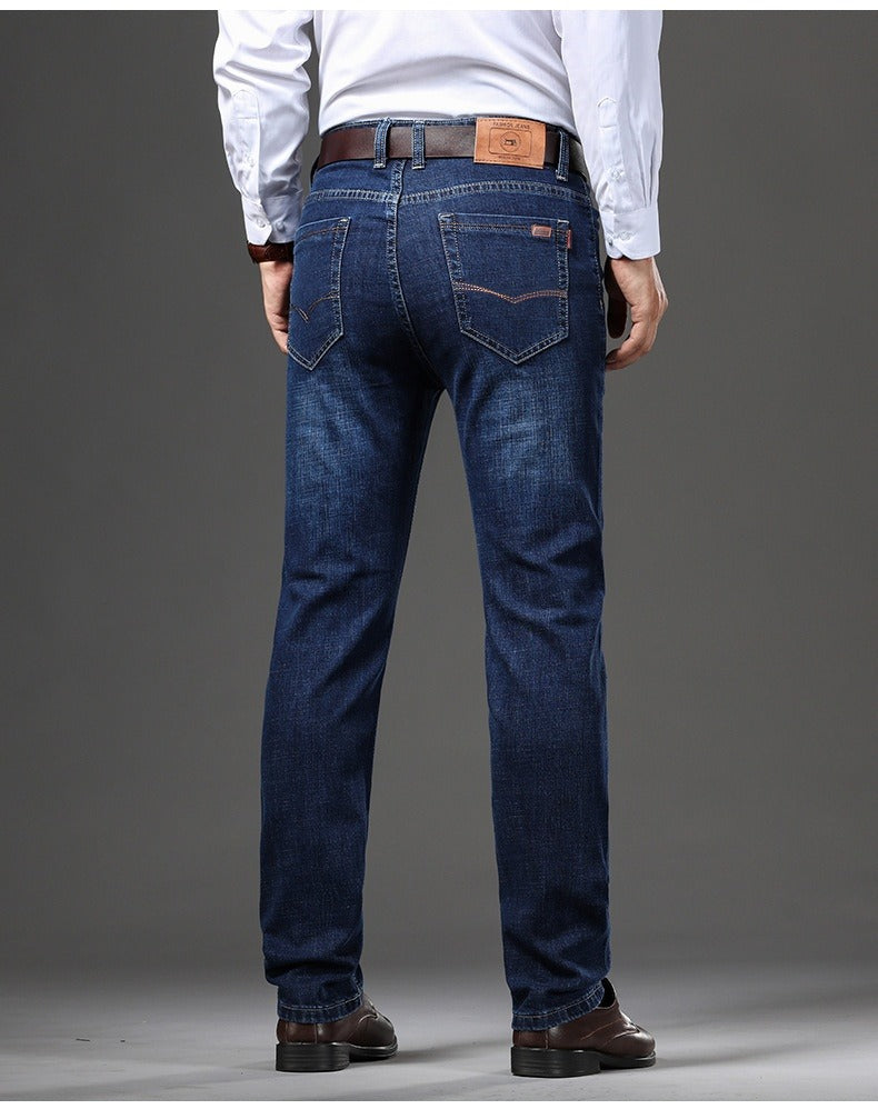 Rechte stretchjeans voor heren - Bruno