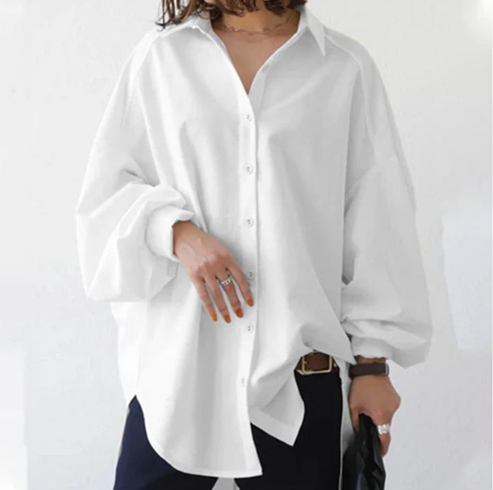 Antonia - Damesblouse met revers Mode