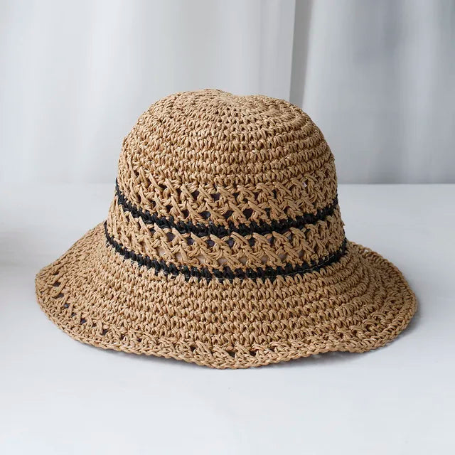 Geweven mode perfecte zomer hoeden