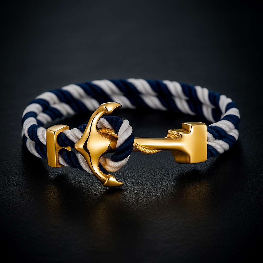 Anker Down Touw Armband