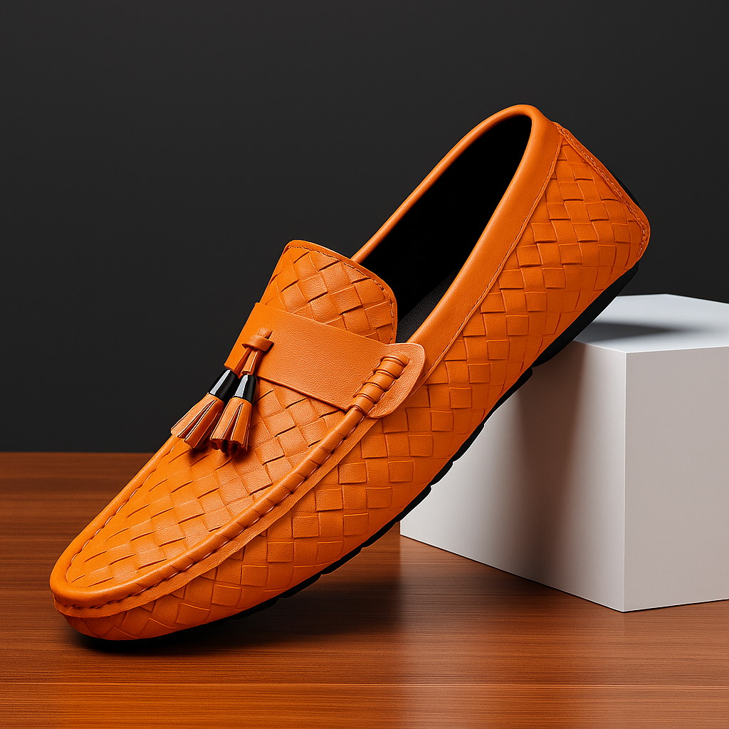 Leren schoenen met kwastjes - Davin