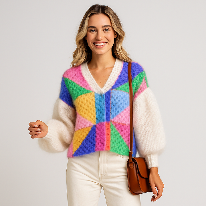 Gebreid damesvest - Fedra