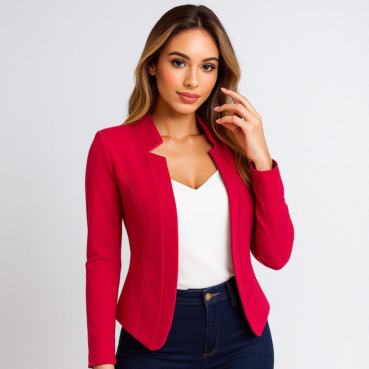 Elegante damesblazer met slanke pasvorm - Maite