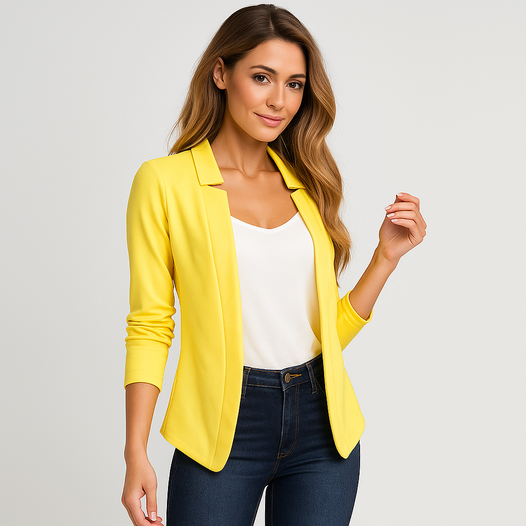 Elegante damesblazer met slanke pasvorm - Maite