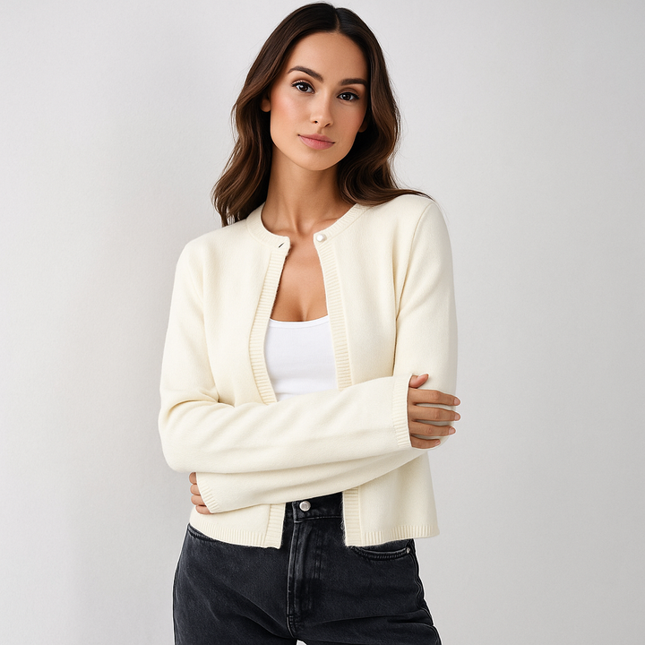 Elegant damesvest met detail aan de voorkant - Etherea