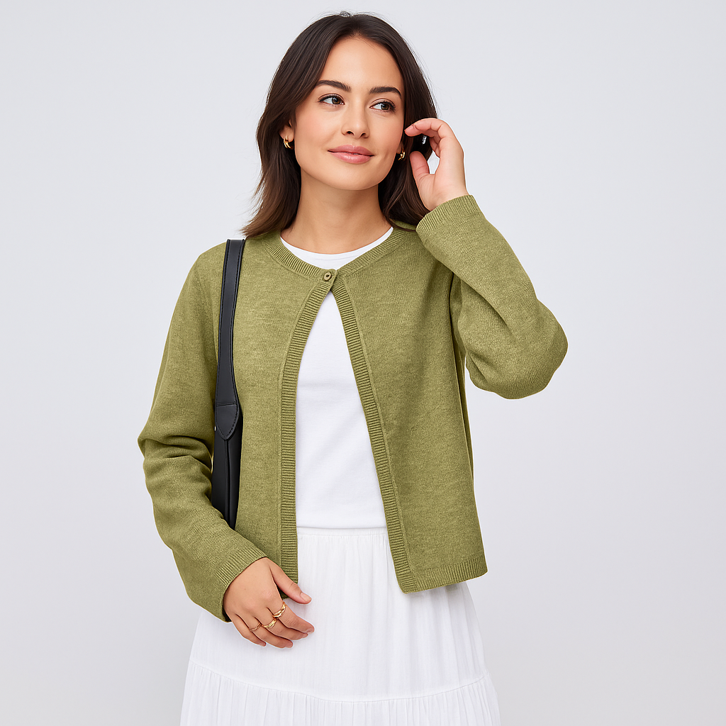 Elegant damesvest met detail aan de voorkant - Etherea