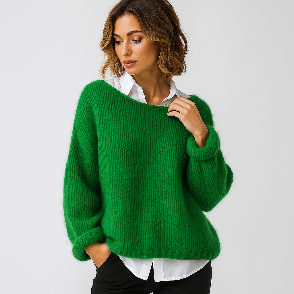 Trui van zacht mohair voor dames - Larissa