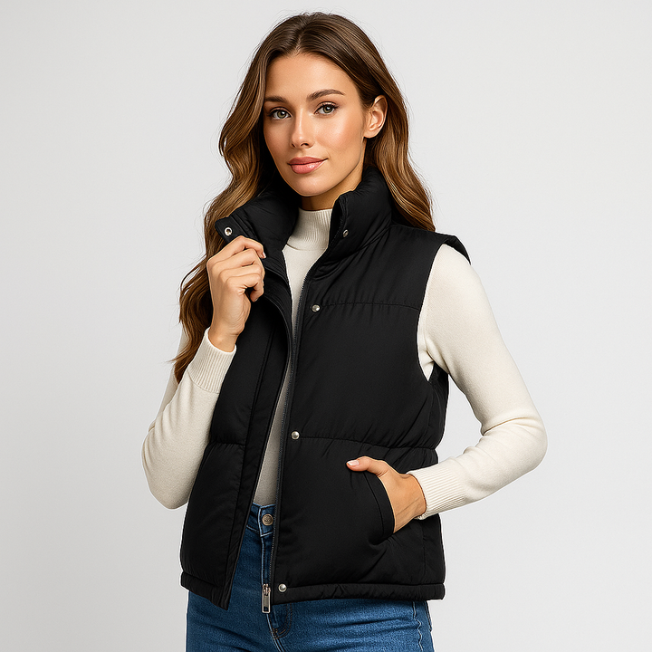 Gewatteerd casual gilet voor dames - Norenne
