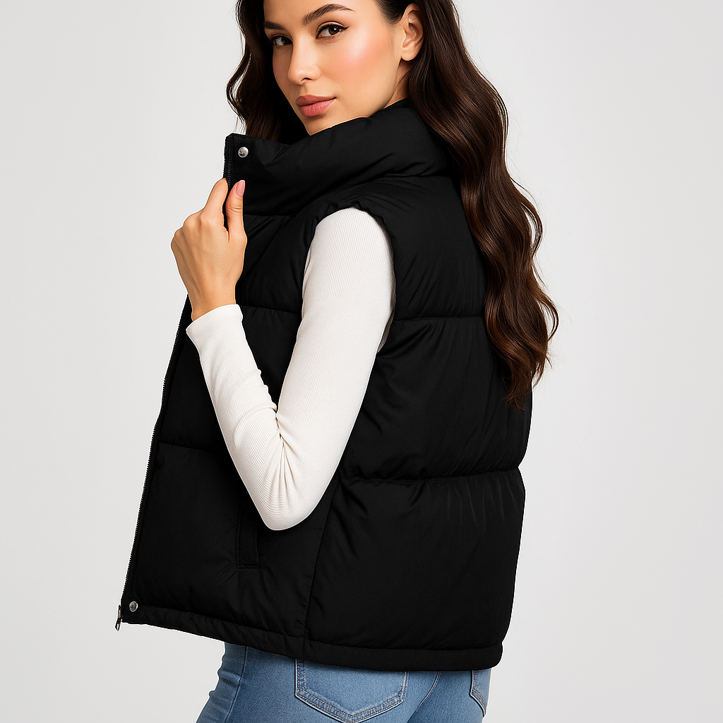 Gewatteerd casual gilet voor dames - Norenne