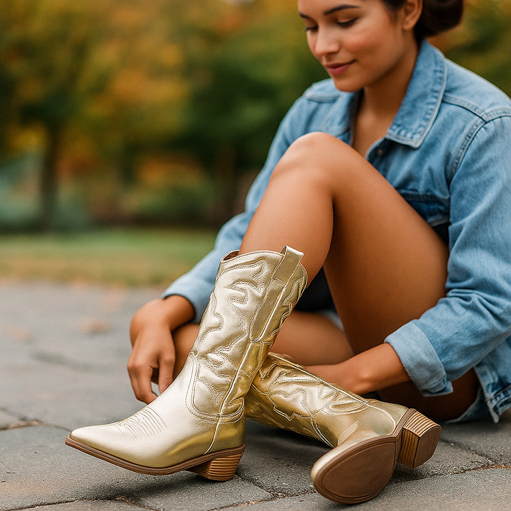 Hoge cowboylaarzen voor dames - Valeska