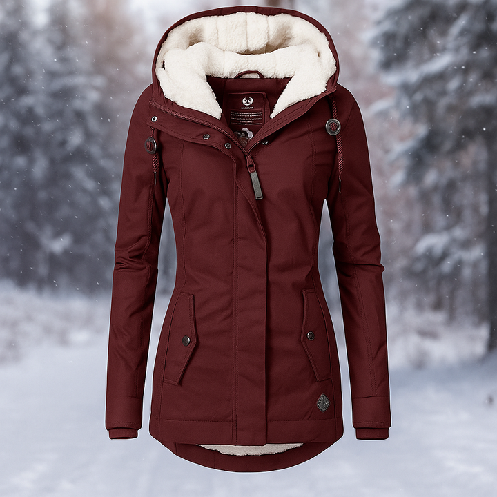 Gewatteerde winterjas met warme voering - Stephanie