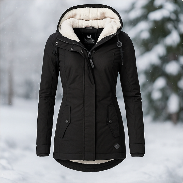 Gewatteerde winterjas met warme voering - Stephanie