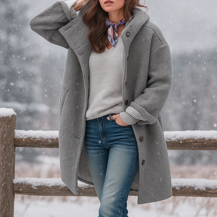 Hoogwaardige casual winterjas voor dames - Alexia