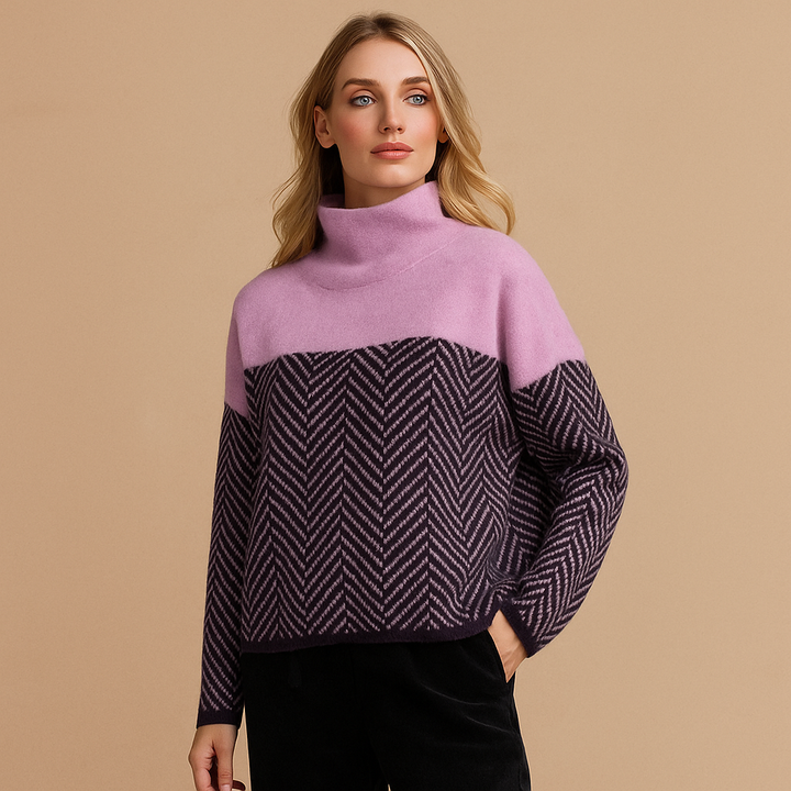 Damestrui geometrisch ontwerp zachte stof - Mirela