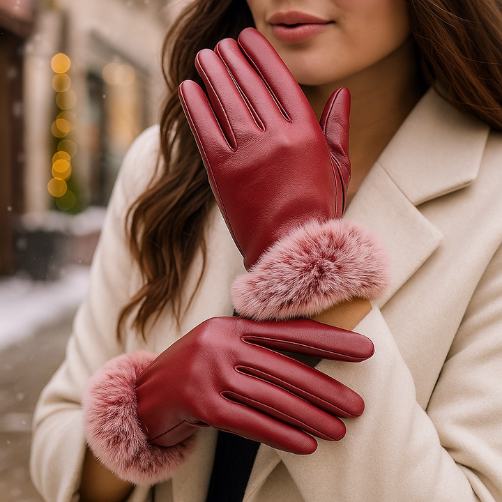 Elegante dameswinterhandschoenen met zachte afwerking - Eline
