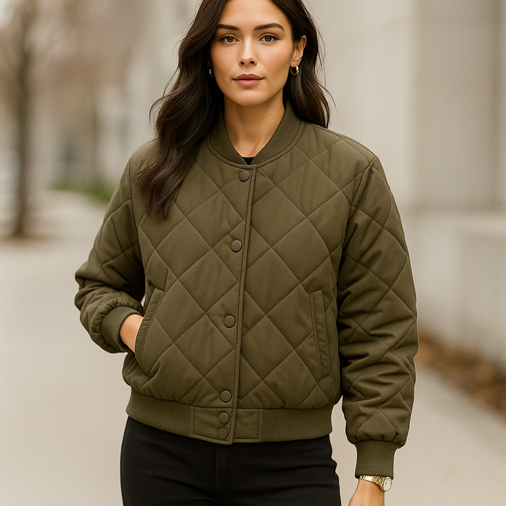 Gewatteerd damesjack - Édeline