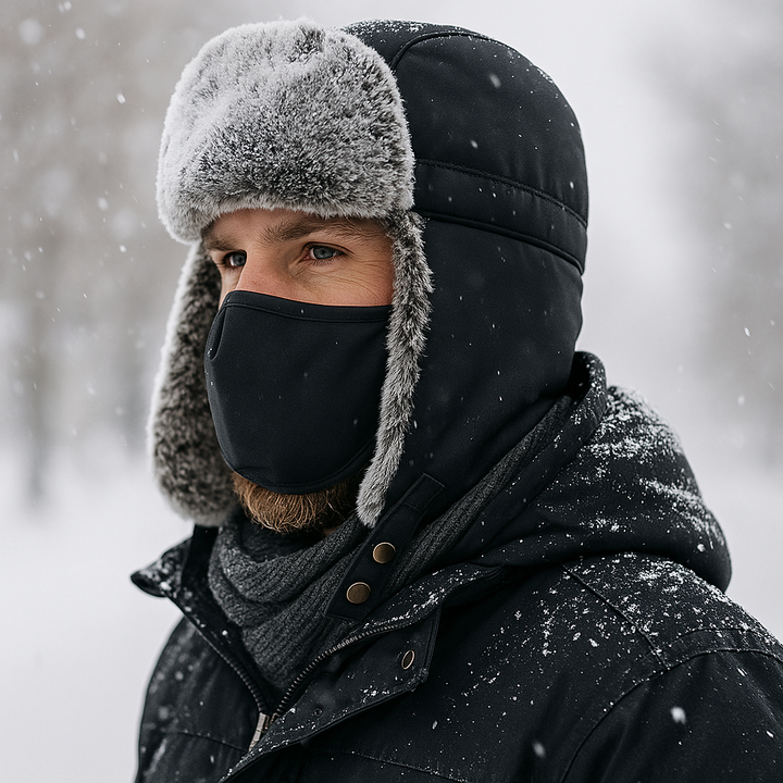 Gewatteerde muts met effect voor heren - Kaelen