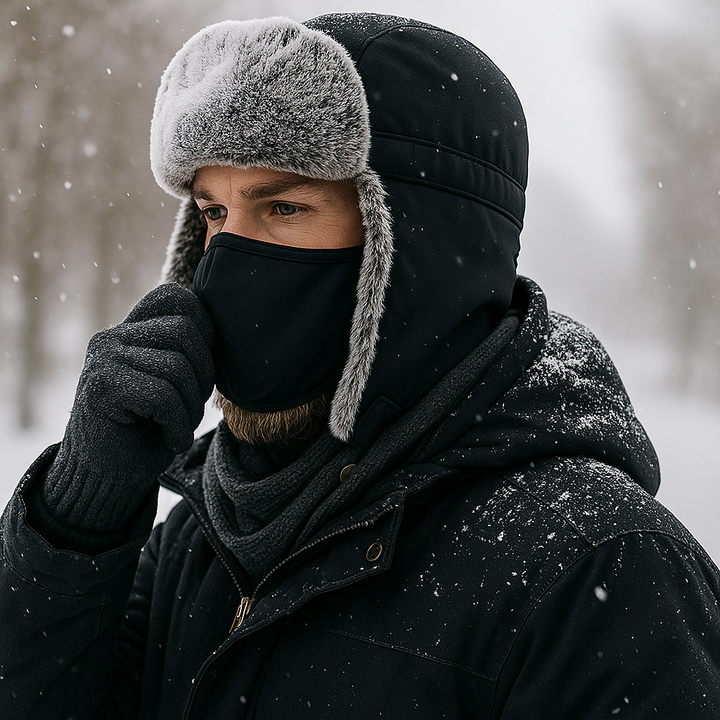 Gewatteerde muts met effect voor heren - Kaelen
