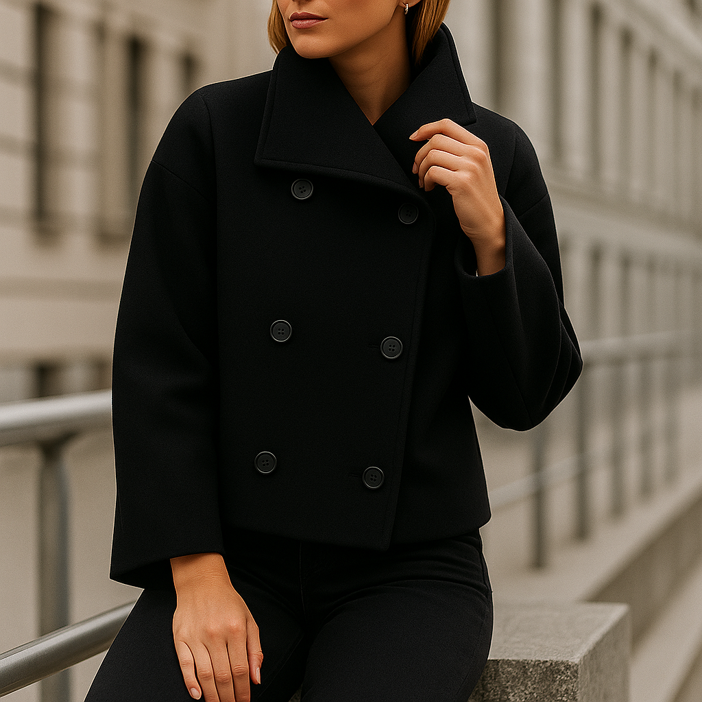 Damesjack kort met dubbele borst - Iranelle