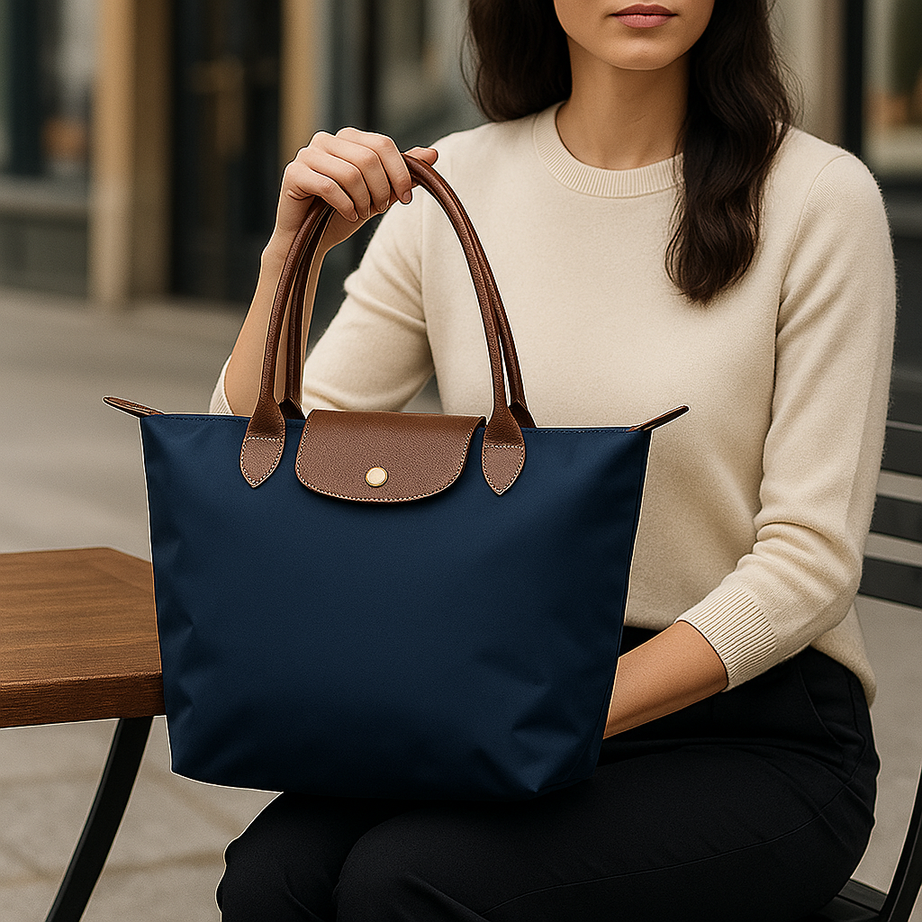 Gestructureerde dameshandtas - Savine