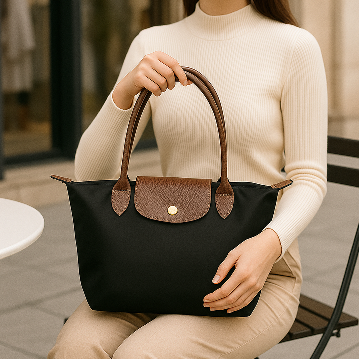 Gestructureerde dameshandtas - Savine