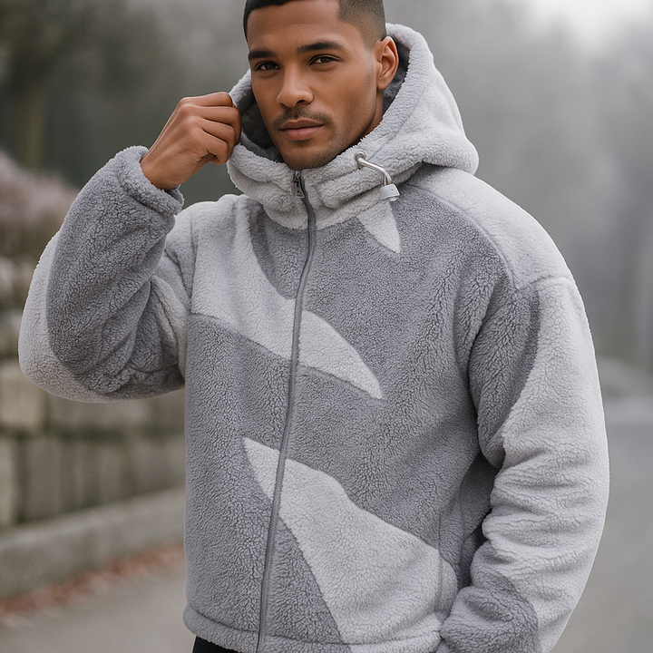 Herenjas met pluche structuur - Daren