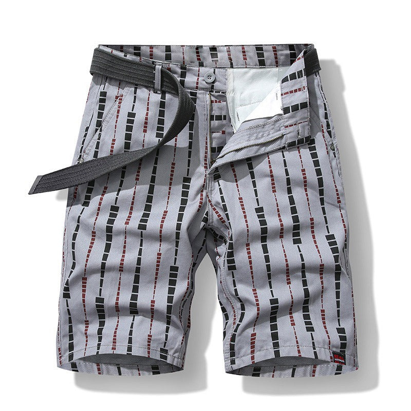 Herenbroek met moderne casual print - Bruno