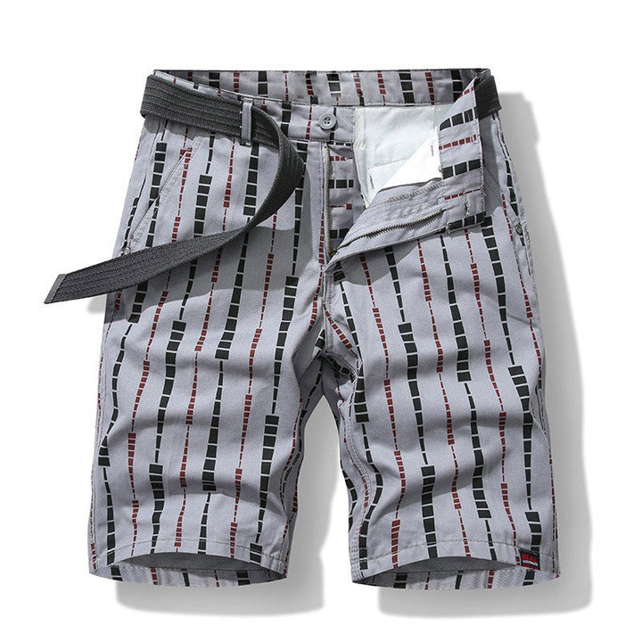 Herenbroek met moderne casual print - Bruno