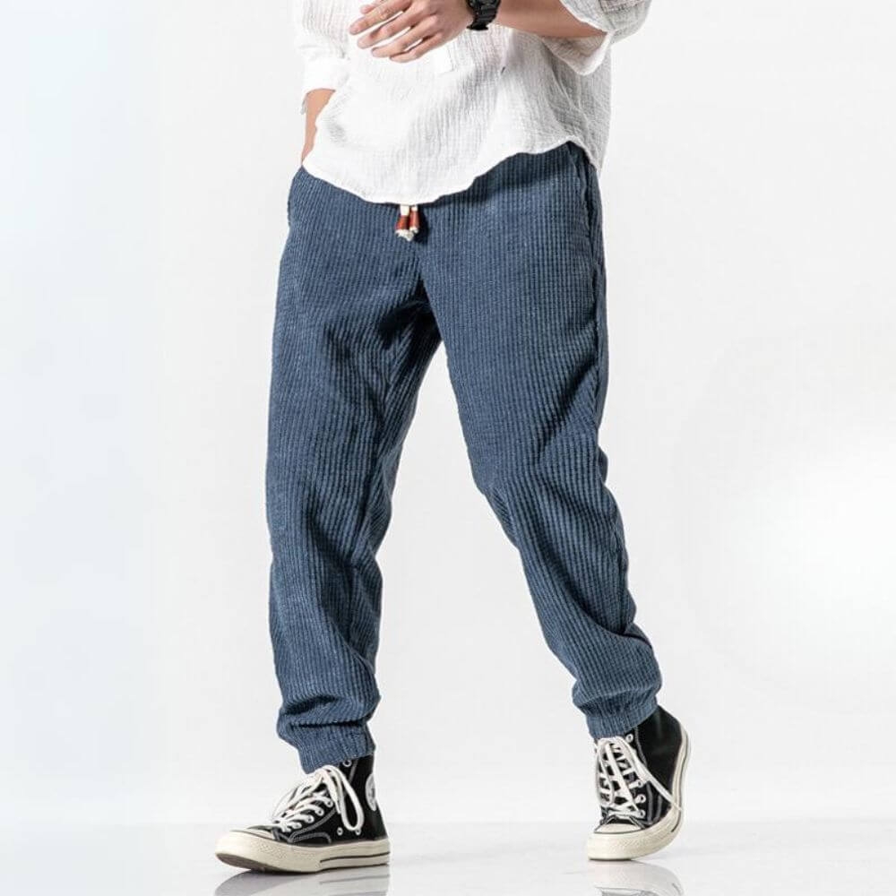 Corduroy broek wijde snit - Vandor