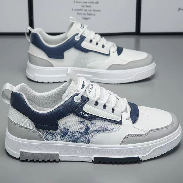 Heren sportschoenen met geweven mesh panelen - Bjarnulf