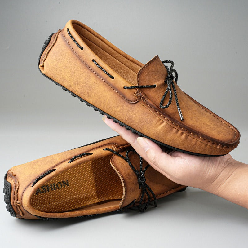 Slipbestendige casual herenschoenen met strik - Esteban