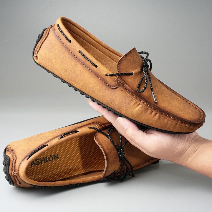 Slipbestendige casual herenschoenen met strik - Esteban