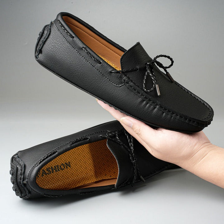 Slipbestendige casual herenschoenen met strik - Esteban
