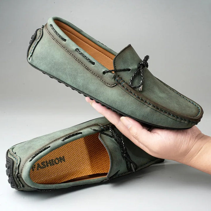Slipbestendige casual herenschoenen met strik - Esteban