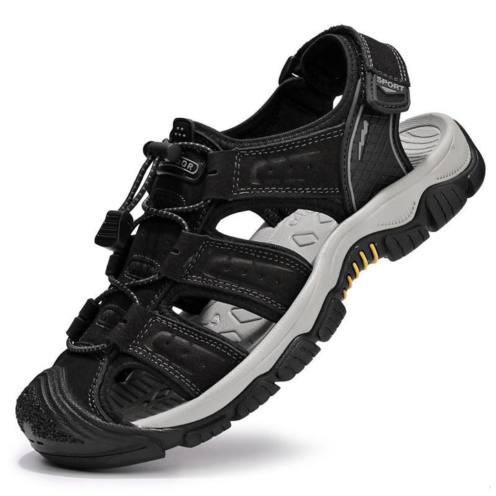 Heren outdoor sandalen bruin ademend leer - Dakar