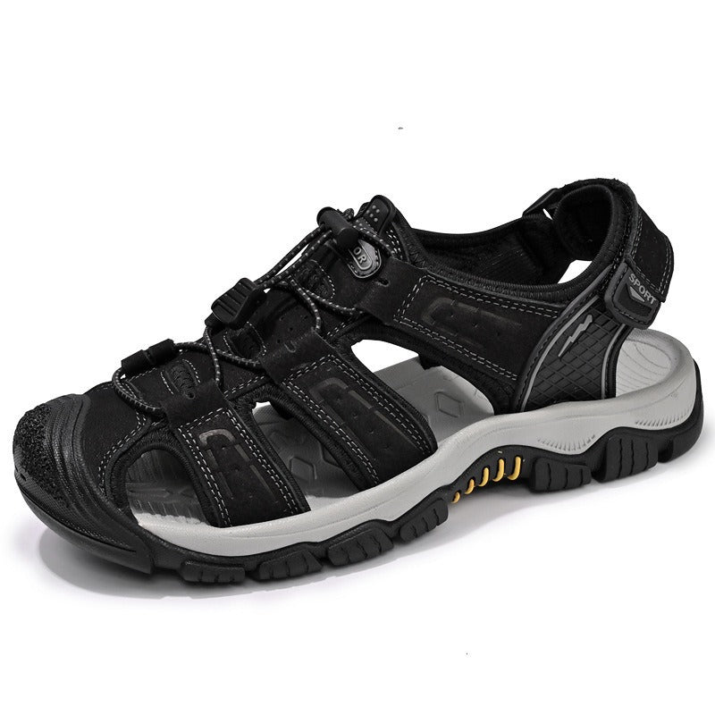 Heren outdoor sandalen bruin ademend leer - Dakar