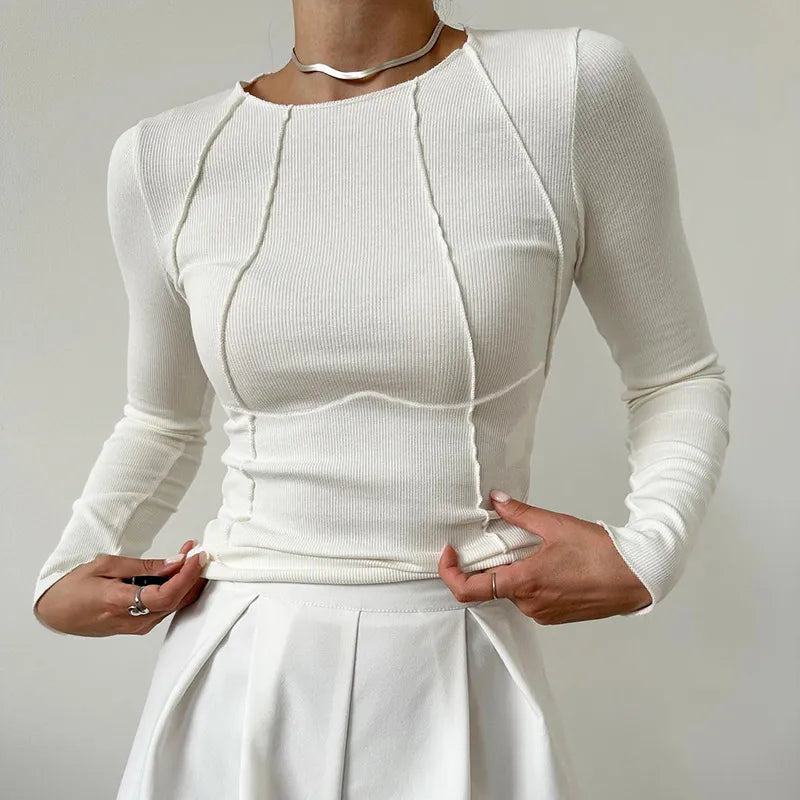 Dames-T-shirt met lange mouwen - Malin