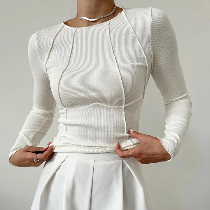 Dames-T-shirt met lange mouwen - Malin