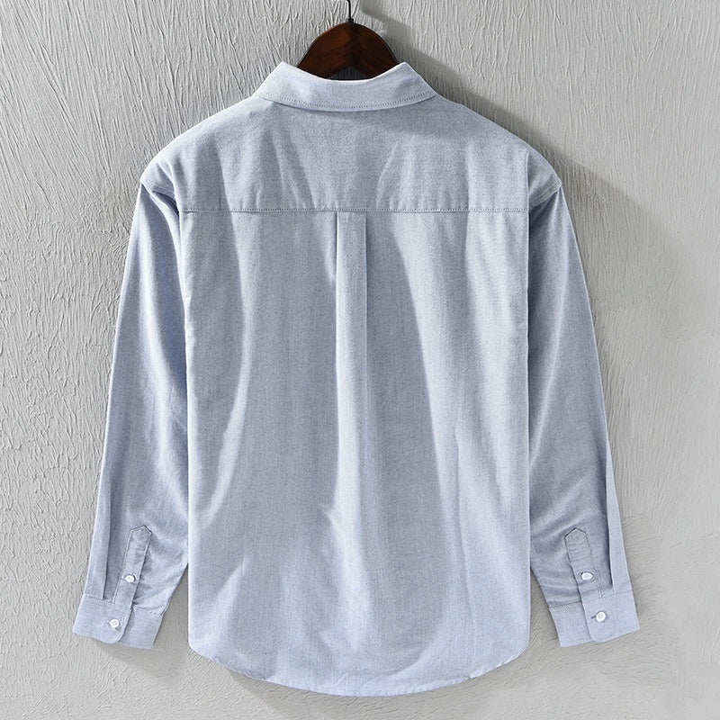 Heren casual katoenen oxford overhemd - Mateo
