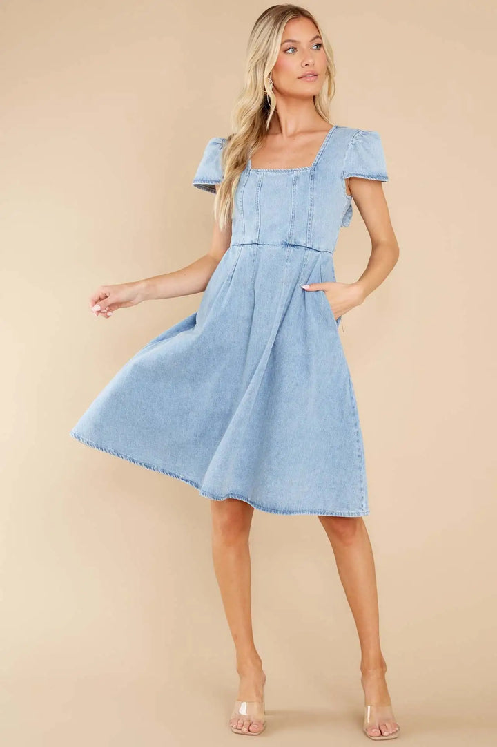 Inés - Denim Jurk