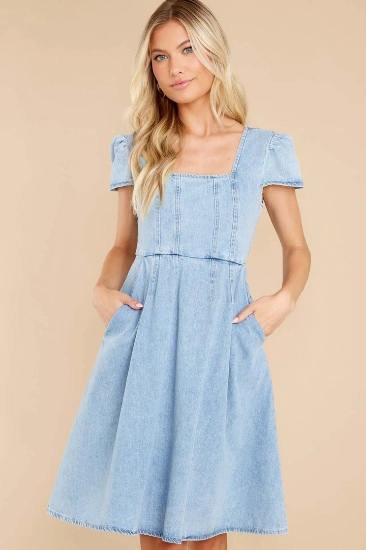 Inés - Denim Jurk