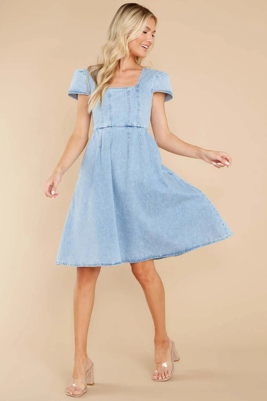 Inés - Denim Jurk