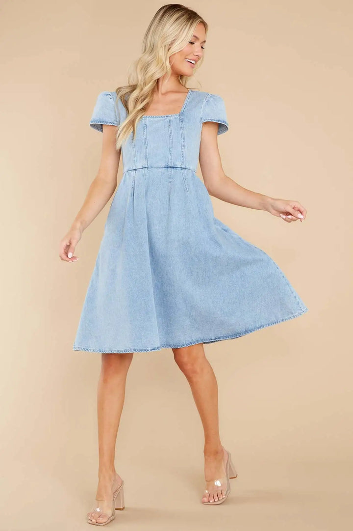 Inés - Denim Jurk