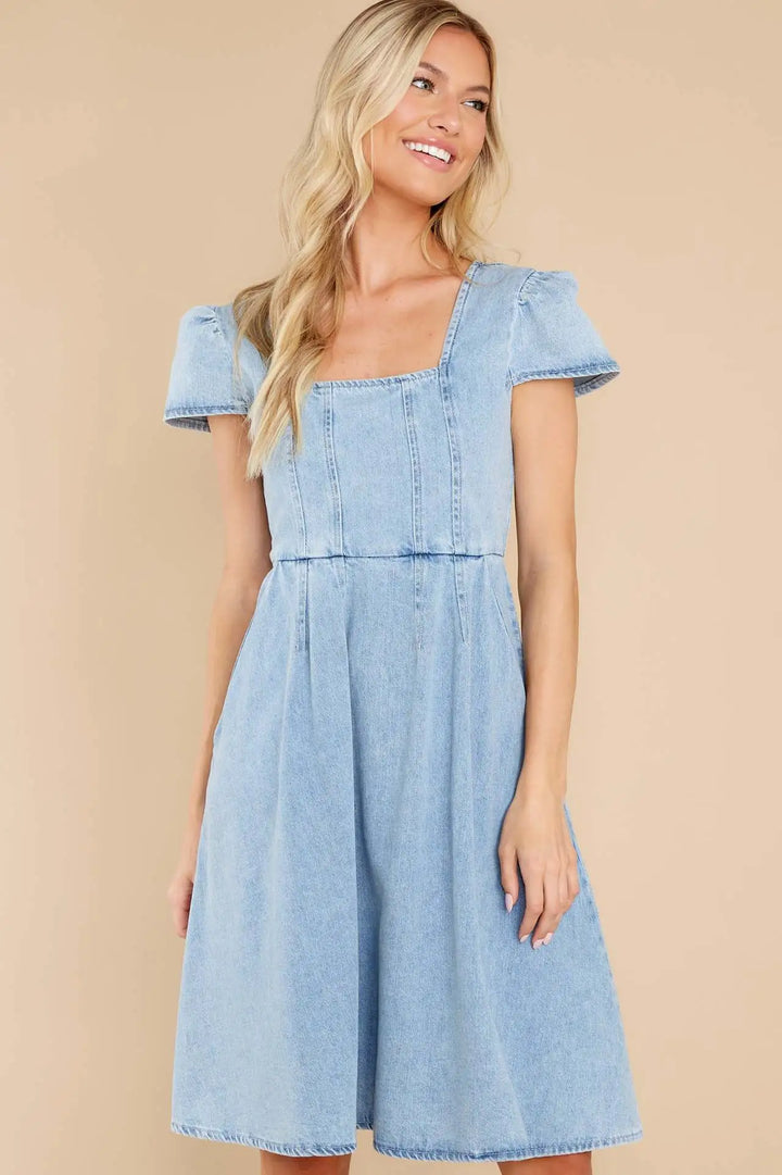 Inés - Denim Jurk