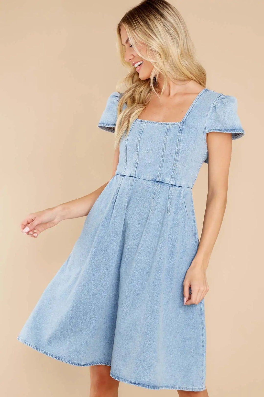 Inés - Denim Jurk